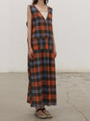 BASERANGE 25 Autumn/Winter GARLIN Dress Portugal BAS-DRGA-OC-AU25-FRAME PLAID